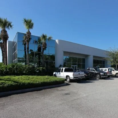 modern home at night